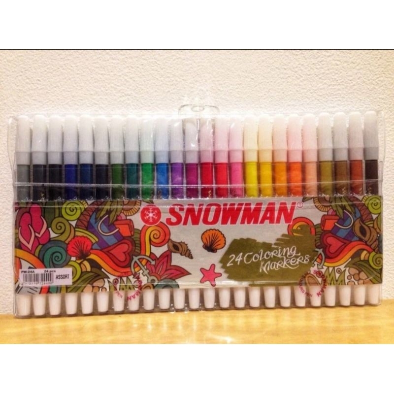 

Spidol Snowman 24 warna Marker