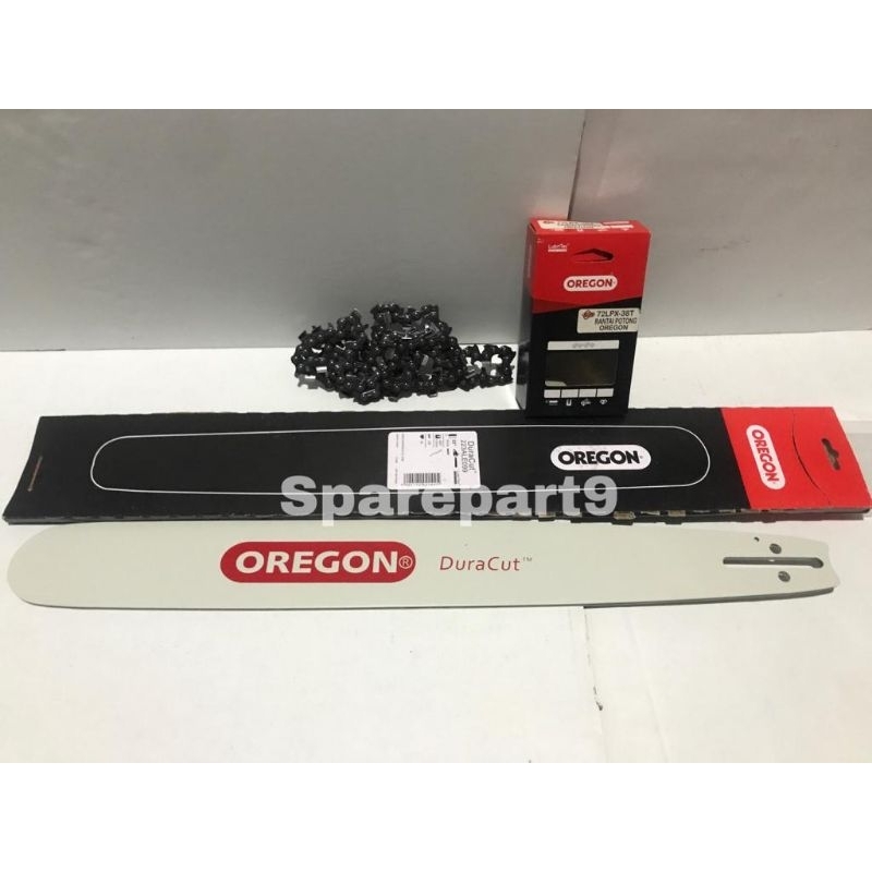 BAR SENSO 22 INCH 5800588628 + RANTAI SENSO GERGAJI POTONG KAYU 22INCH 38 MATA OREGON