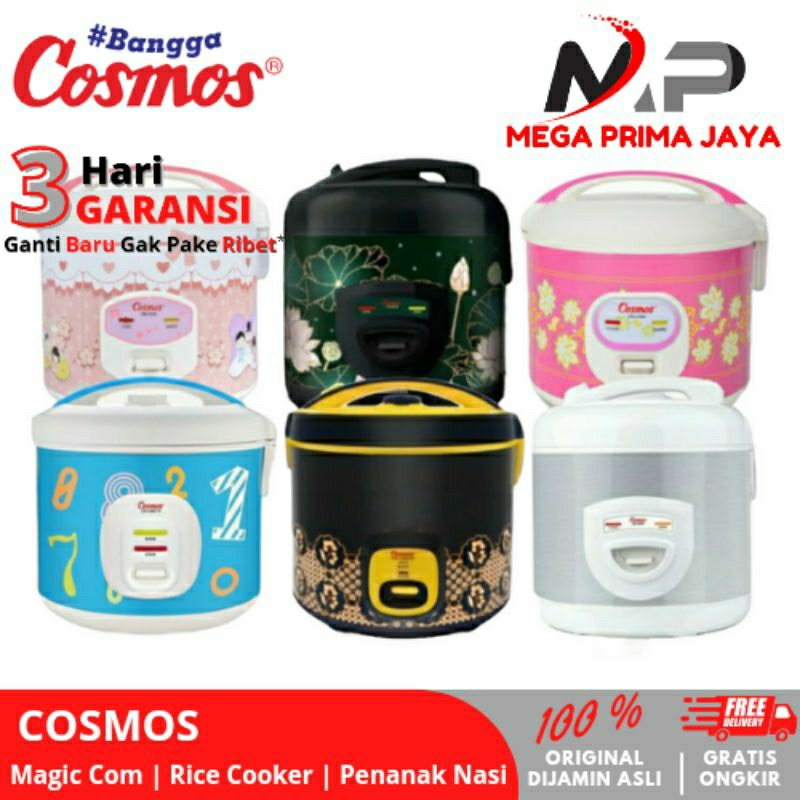 Magic Com Rice Cooker Penanak Nasi Cosmos CRJ 8229 WBS CRJ 5208 CRJ 8228 CRJ 3232 CRJ 5208 CRJ 5508 
