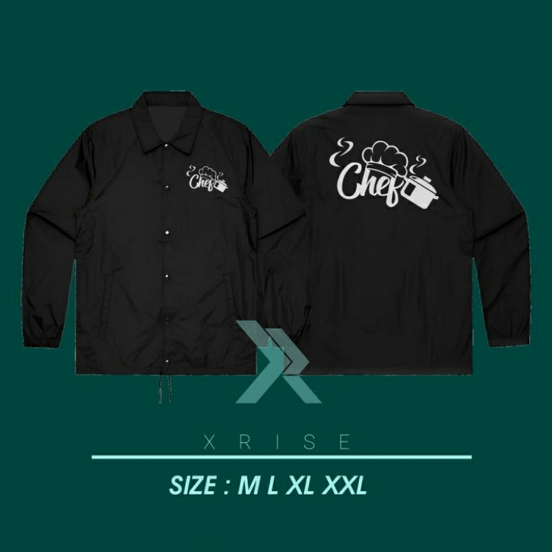 JAKET COACH WINDBREAKER CHEF INDONESIA