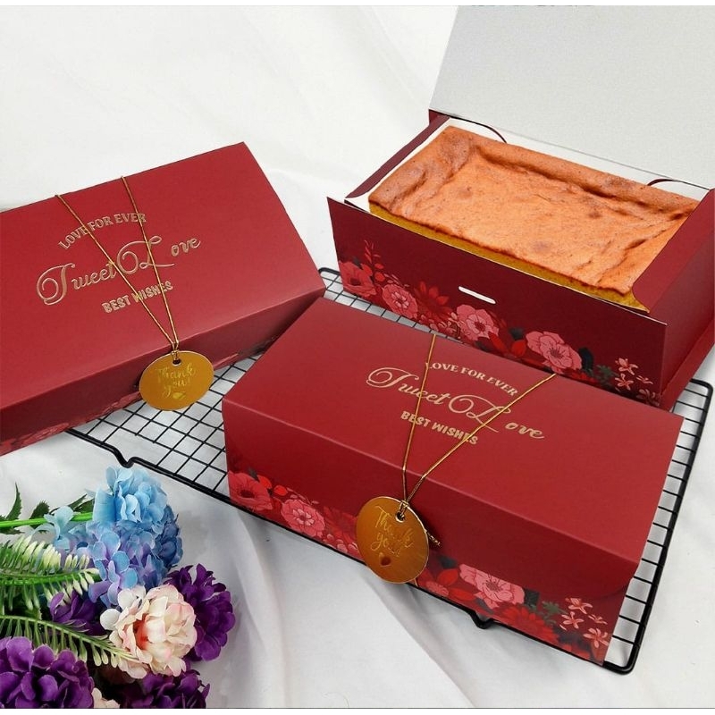 Dus Kue| Kotak Bolu| Box Kue Kering| Box Vanilla 1| Uk 20,5 x 10,5 x 8 Cm| Dus Brownies (Harga Yang 