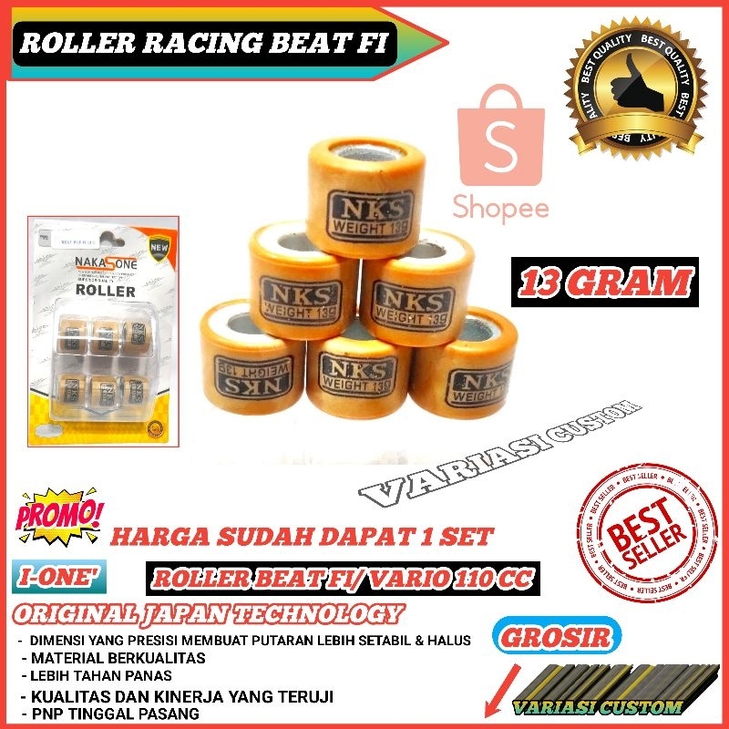 ROLLER ROLER BEAT FI POP BEAT ESP BEAT STREET SCOOPY FI VARIO KARBU 13 GRAM GR ORIGINAL NAKASONE