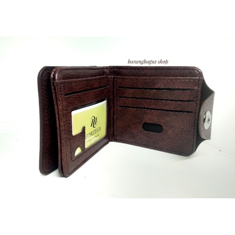 dompet kulit pria import murah keren model kancing