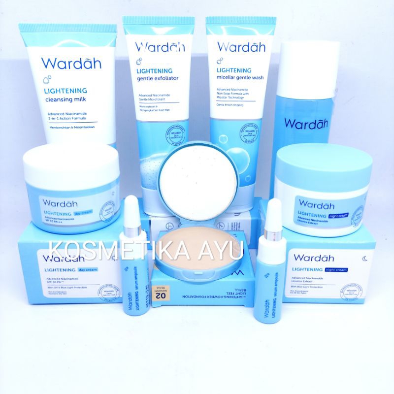 Paket Wardah Lightening Murah/ Wardah Paket Pencerah/ Wardah Paket Hemat/ Skincare Pemula