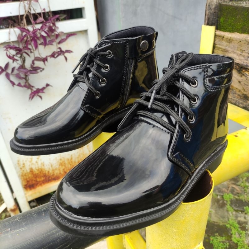 SEPATU PDH TNI POLRI SECURITY SATPAM RESLETING