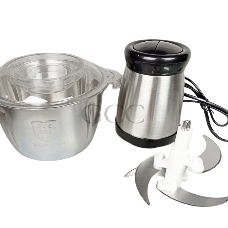 A1 Blender Choper Omicko Original Multifungsi Stainless Penggiling Dan Menghaluskan Daging 2L Mixer Makanan