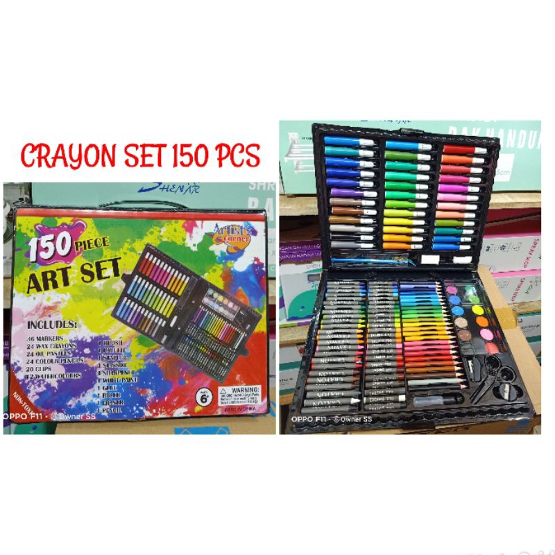 

CRAYON SET ISI 150 PCS