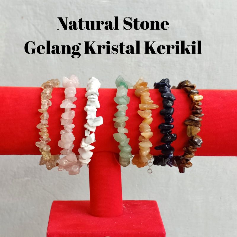 Gelang Kristal Aura Craftdewata / Gelang Kristal Energi / Gelang Energi Pasupati / Gelang Rejeki / Gelang Keberuntungan / Gelang Kewibawaan / Gelang Batu Alam