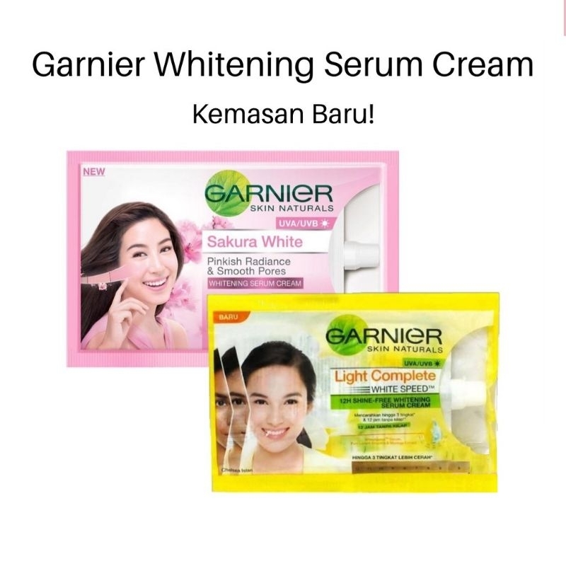 `ღ´ PHINKL `ღ´  Garnier Cream sachet pelembab wajah