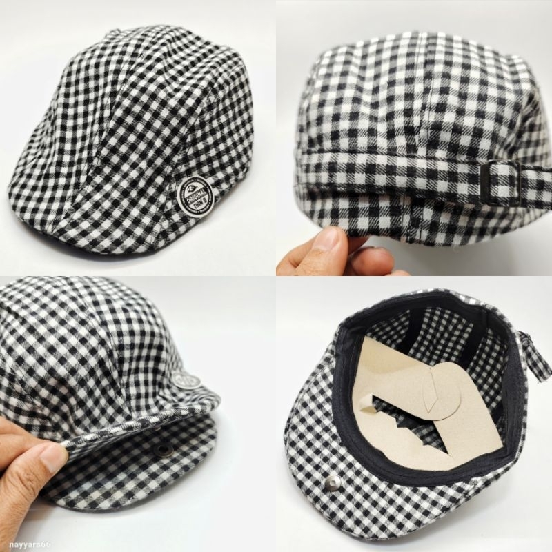 PATINO FLANEL/FLAT CAP HAT/ TOPI KODOK/ TOPI COPET/ TOPI PELUKIS/ TOPI SUTRADARA/ TOPI