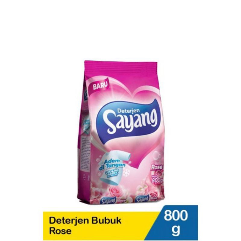 Sayang Detergen Powder Rose 800gr