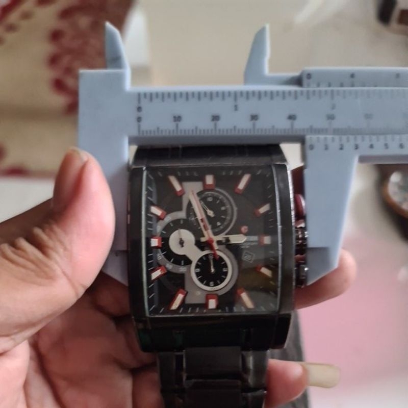 jam tangan kotak original expedition chronograph preloved second bekas