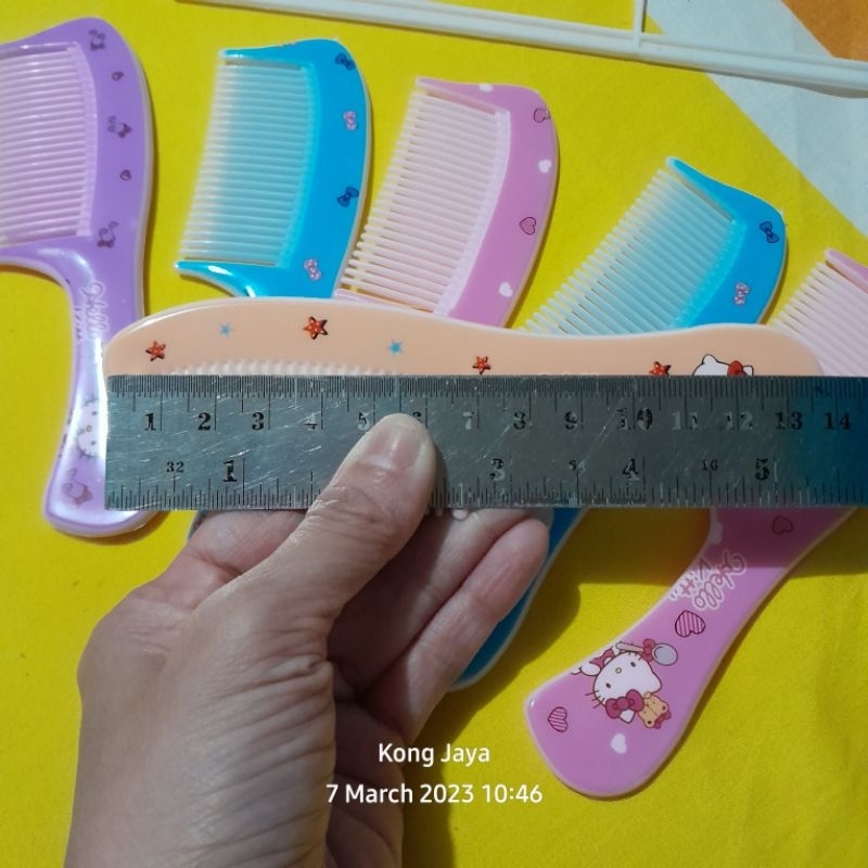 Sisir Rambut Plastik Plastic Comb Perapi Rambut