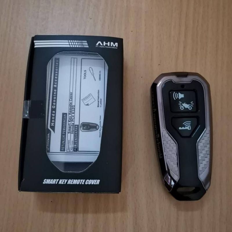 Smart Key Remote Cover Sarung Case Kunci Remot PCX 160 Hitam Honda Original AHM 100%