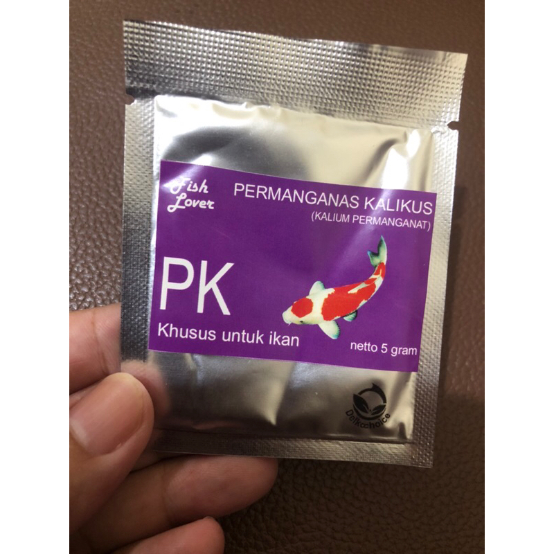 PK Khusus Obat Ikan Koi Permanganas Kalikus Kalium Permanganat