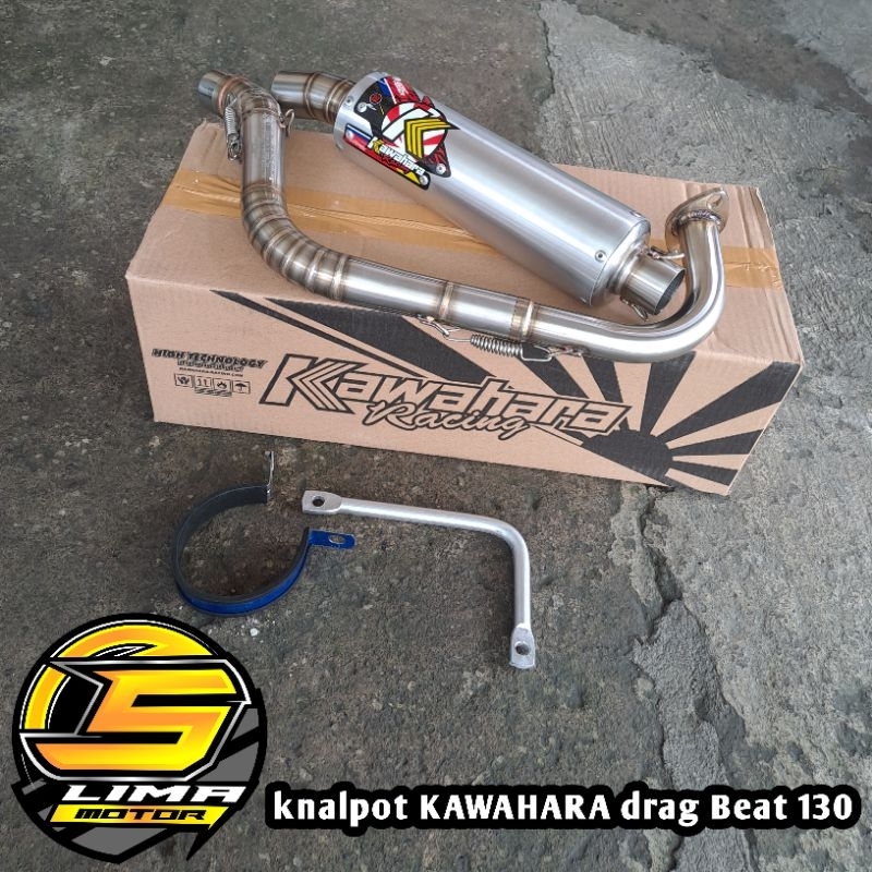 Knalpot Kawahara drag Mio Beat 130 original