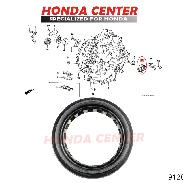 Seal cv joint as roda as kopel cople drive kanan kiri honda accord prestige 1986 1987 1988 1989 manual