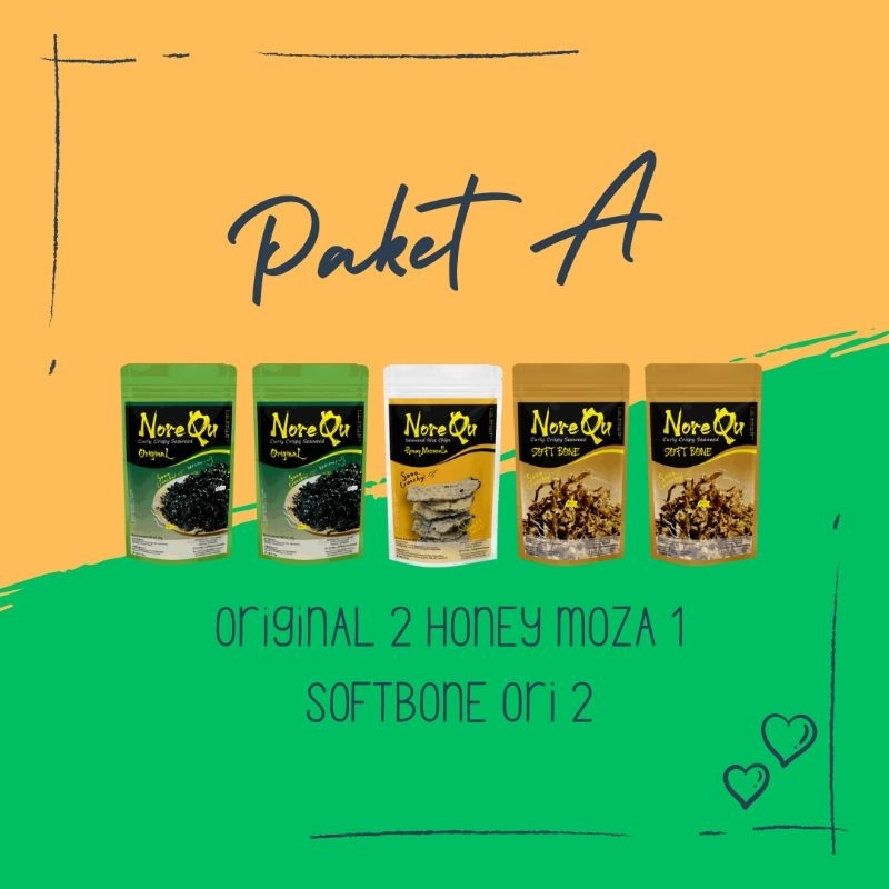 

Ay00! Paket Norequ Crispy Seaweed - Bundling 5 Pcs