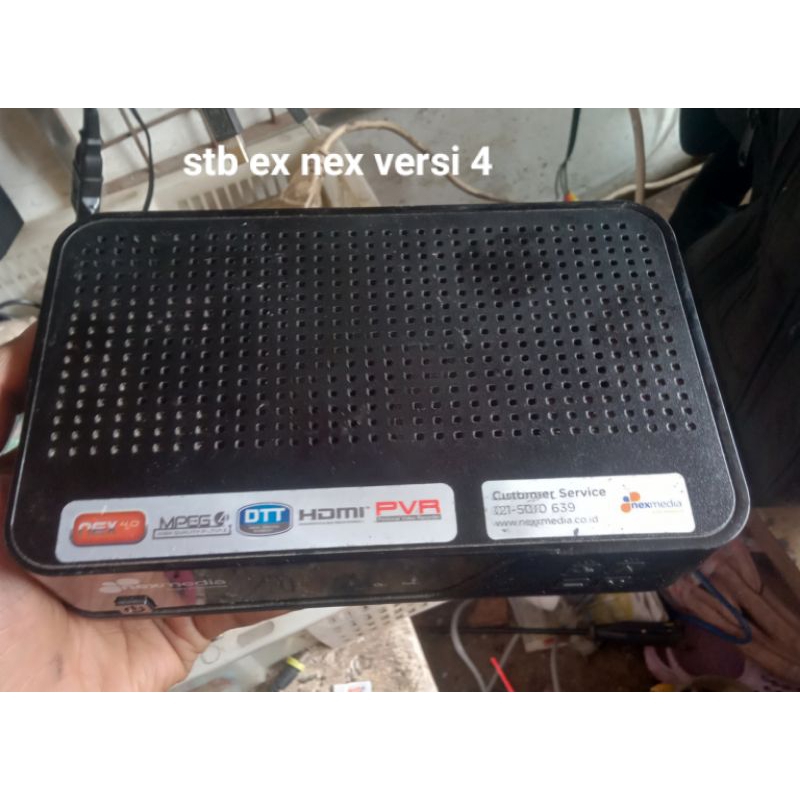 Stb bekas Nexmedia plus adaptor