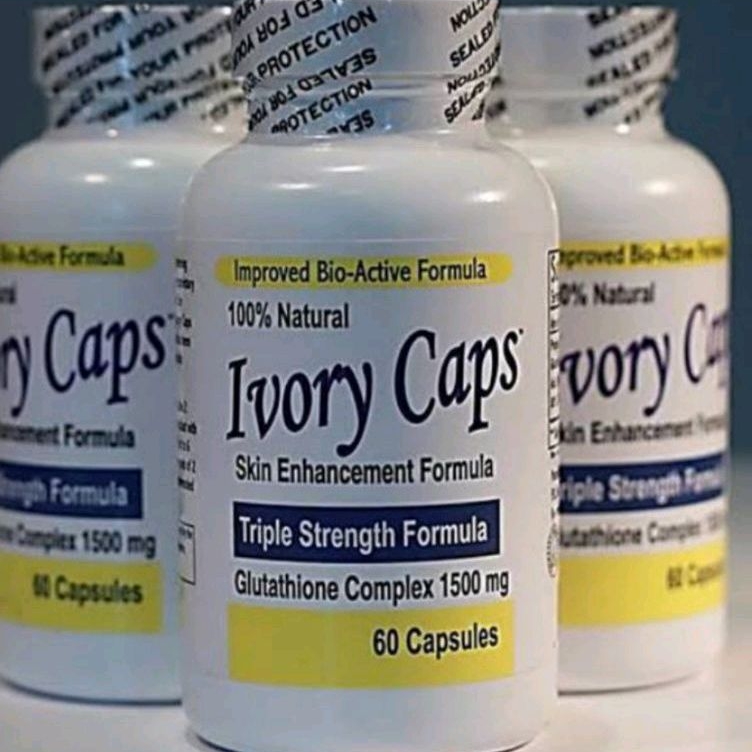IVORY CAPS ASLI ORIGINAL OBAT HERBAL PEMUTIH BADAN