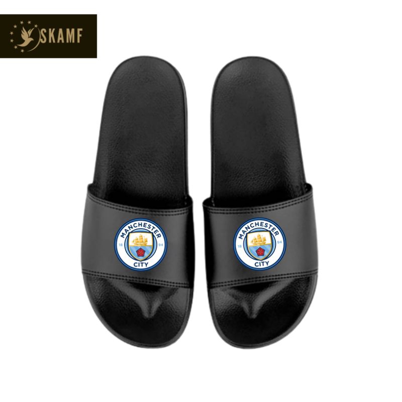 SANDAL SLIP ON | SENDAL | MANCHESTER CITY  | SENDAL BEST SELLER | SENDAL CLUB BOLA | SLIP ON PRIA WA