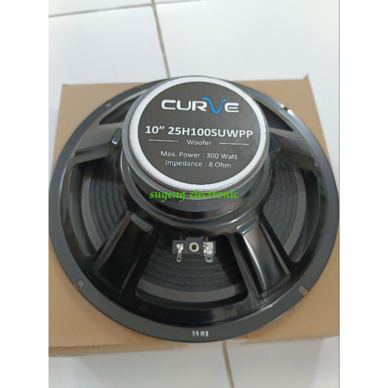 Speaker Curve 10" inch 25H100SUWPP(WOFER)