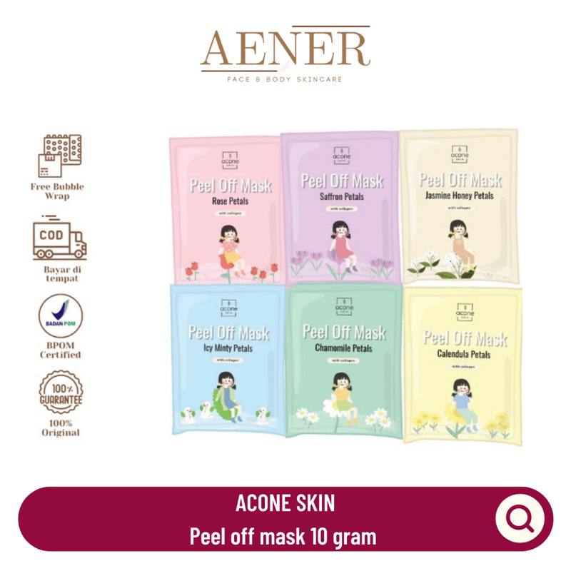 [ACONE] Peel off Mask Acone | Peel Off Aconeskin | Peel off Mask Petals by Acone | Masker Peel off |