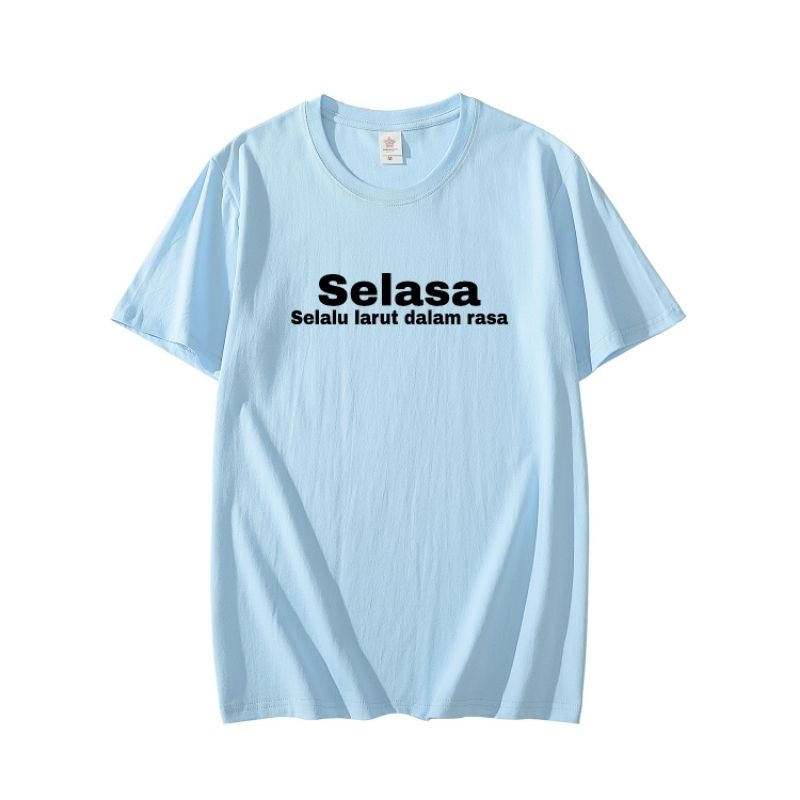 Kaos Pria Baju Oblong Dewasa Lengan Pendek Cowok Cewek Pakaian Atasan Dewasa Unisex Selasa Tshirt Distro