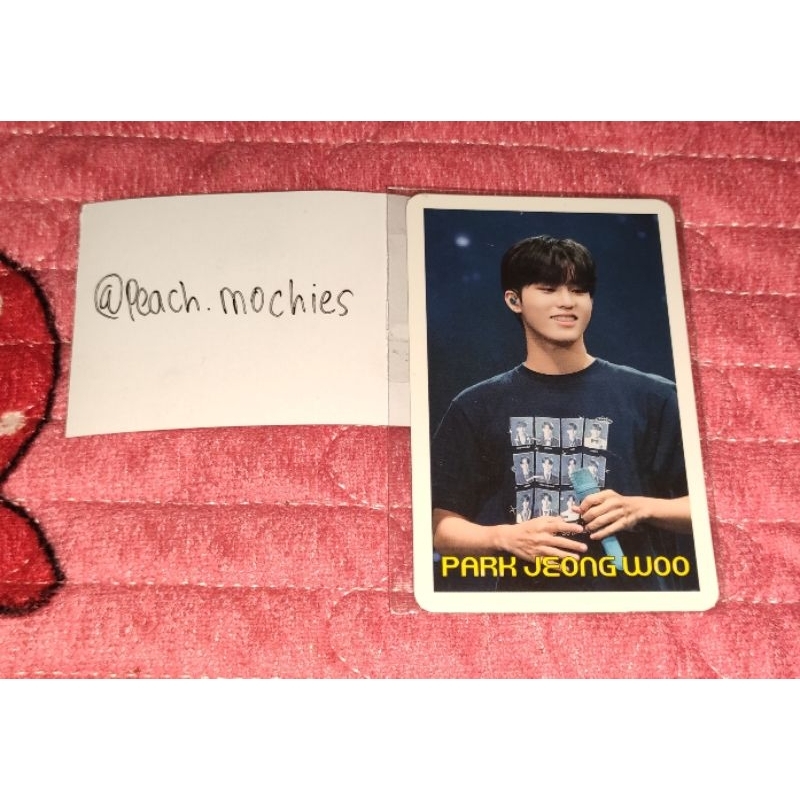 treasure jeongwoo random photocard teuday kit photobook