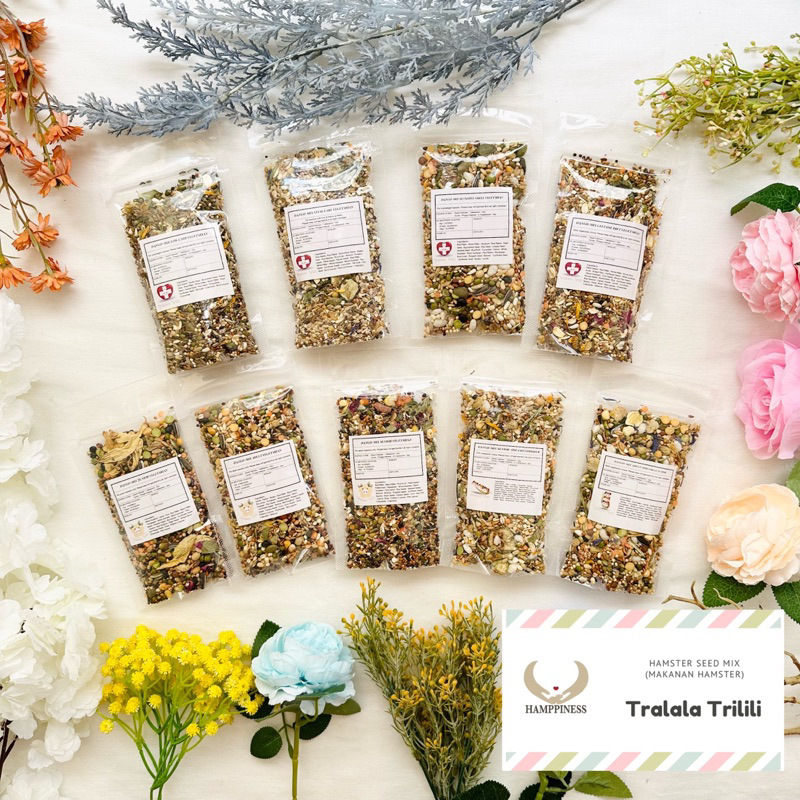 Pureblies_ Tralalatrilili Dango Mix Makanan Hamster / Seed Mix Hamster / Pakan Hamster