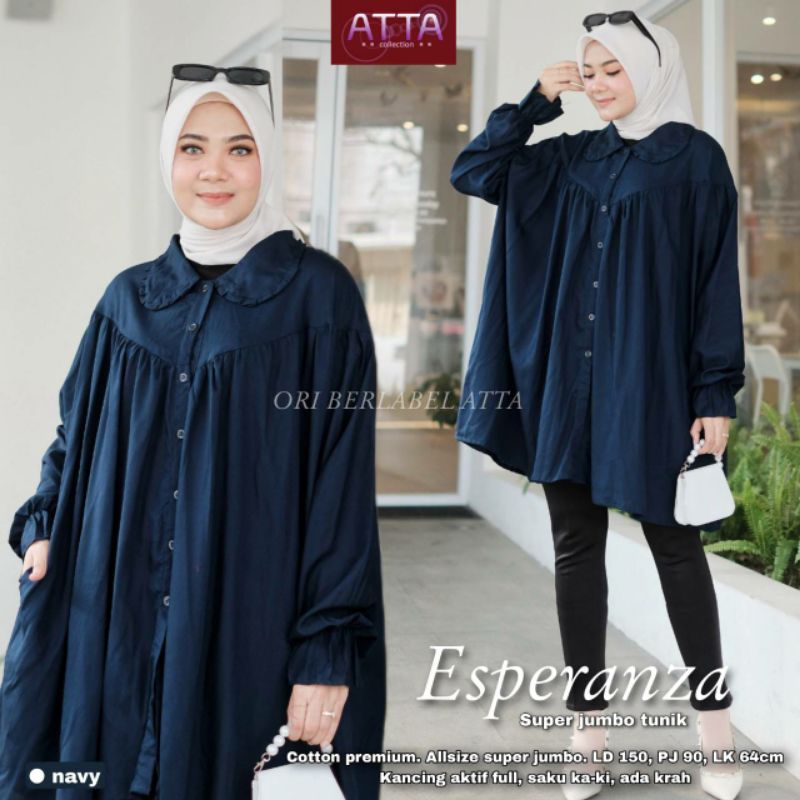 Kemeja wanita ld 150 blouse wanita super jumbo