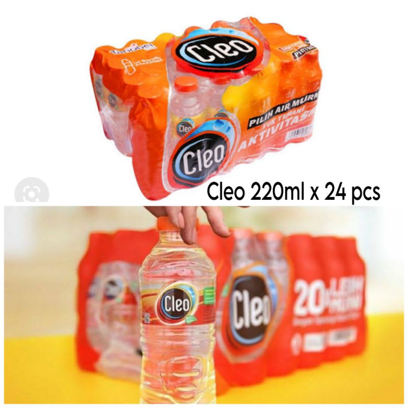 

AIR MINUM Cleo kemasan 220ml x 24 PCS