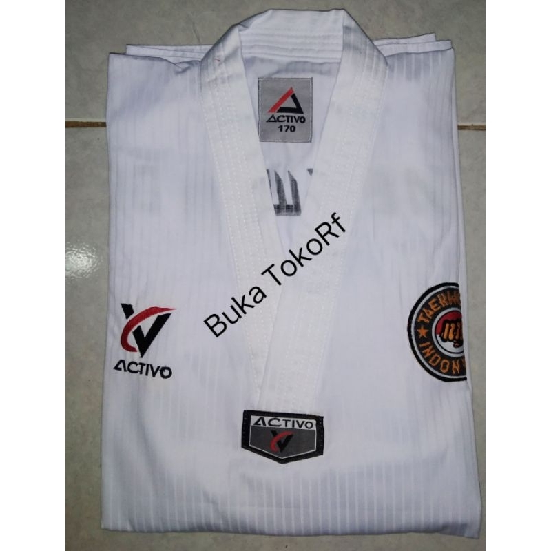 Dobok (Baju Taekwondo) Kerah Putih