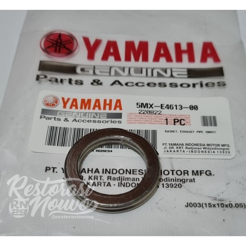 Paking knalpot atas nouvo mio soul original yamaha packing knalpot atas paking knalpot head niuvo mi