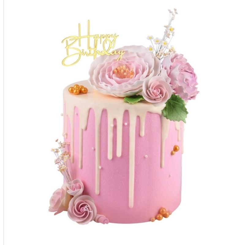 

Pink Flower Cake 19cm Holland Bakery