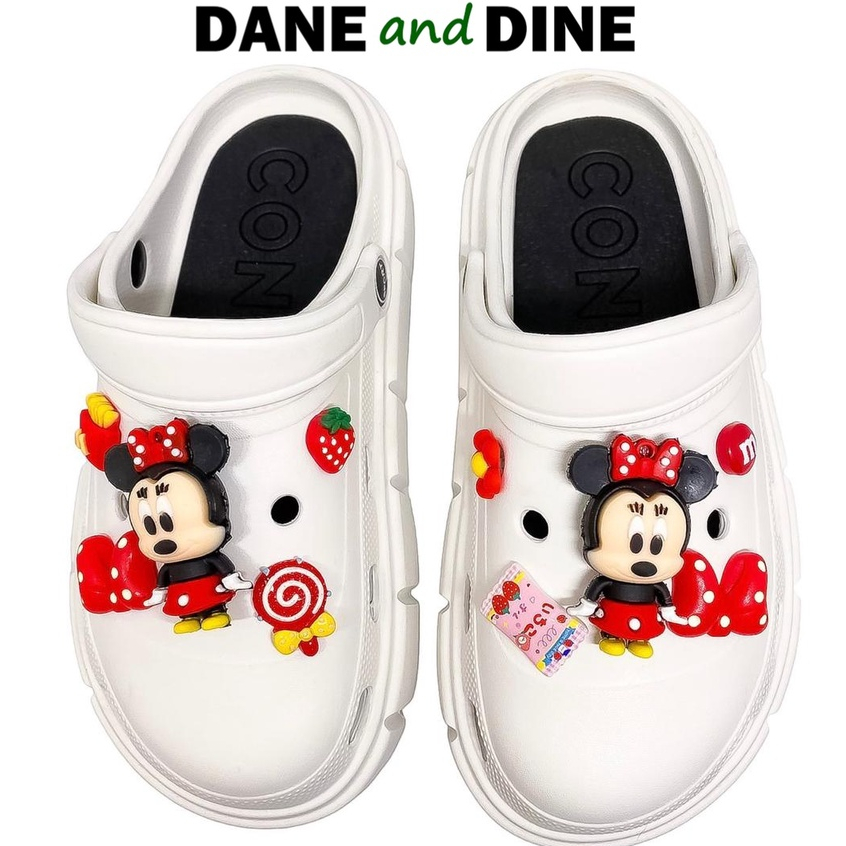 TERMURAH Wedges Wanita EVA 6cm PREMIUM MICKEY Dane and Dine W77