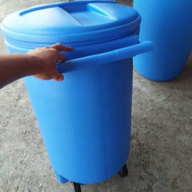 Tong Sampah 120 Liter Roda Maspion / Tempat sampah Jumbo Plastik