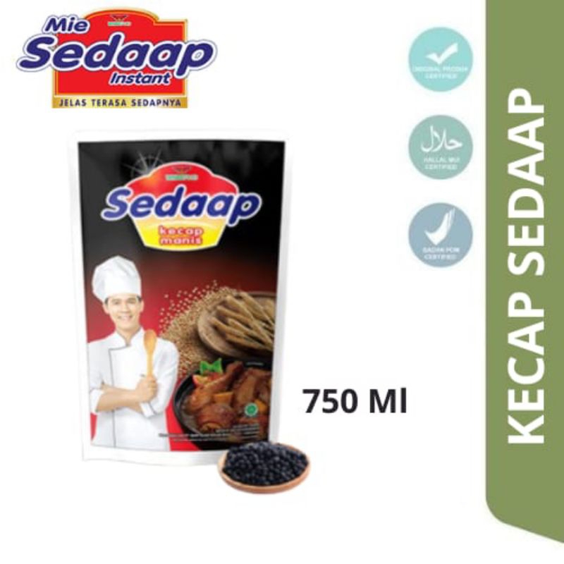 

Sedaap Kecap Pouch 750 ml