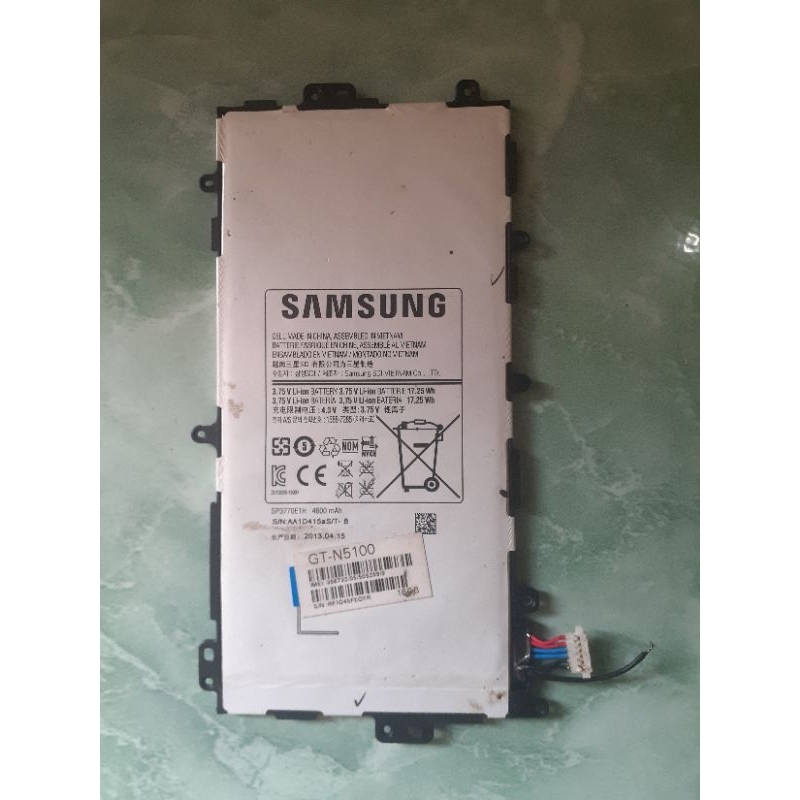 baterai samsung galaxy tab 8(GT-N5100) ori
