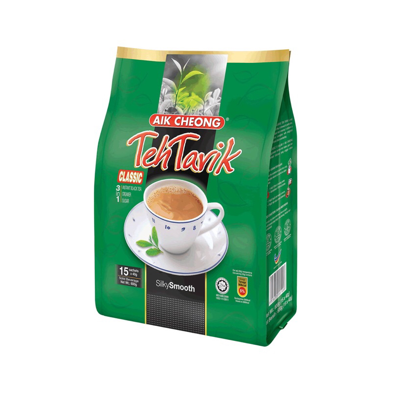 

Resmi BPOM! Best Seller! Aik Cheong Teh Tarik Classic / Teh Tarik Halia (Jahe) ecer per Sachet