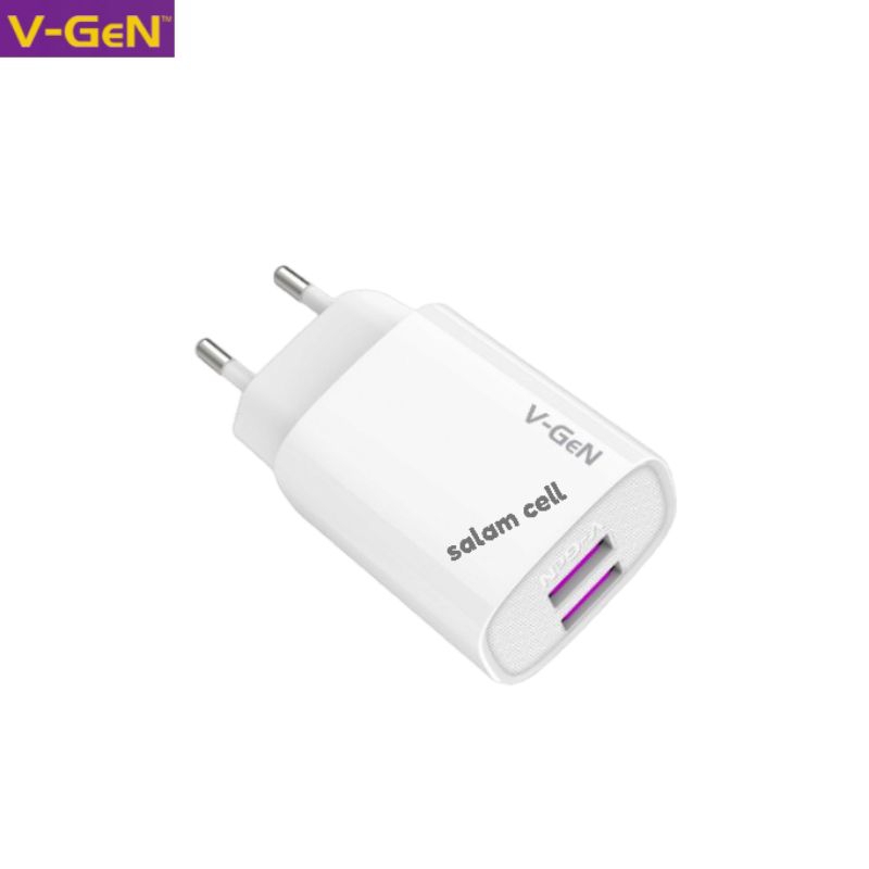 Charger V-Gen VTC2-30 2,4A Dual USB Original Vgen Vtc2 30 Garansi Resmi