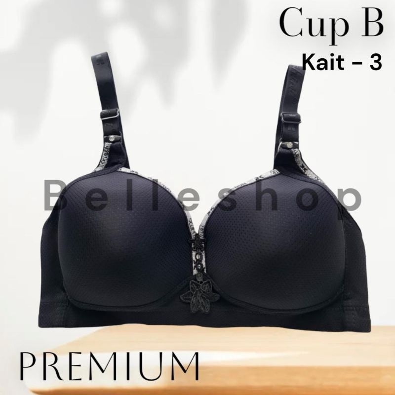 Bra Busa Jumbo Tanpa Kawat XS #023 Polos Import SIZE 38 40 42 44 46