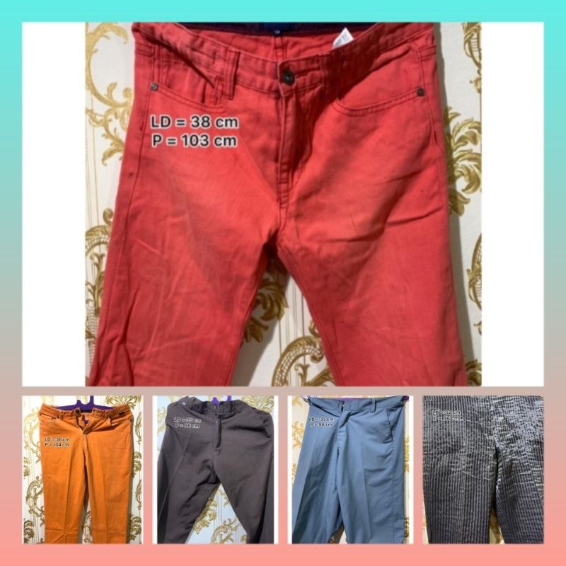 Preloved Celana Jeans dan sekolah