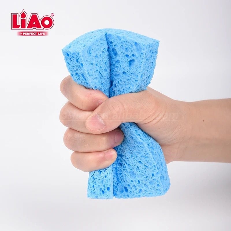 LIAO Spons Cuci Gelas Warna Dish Sponge Serbaguna