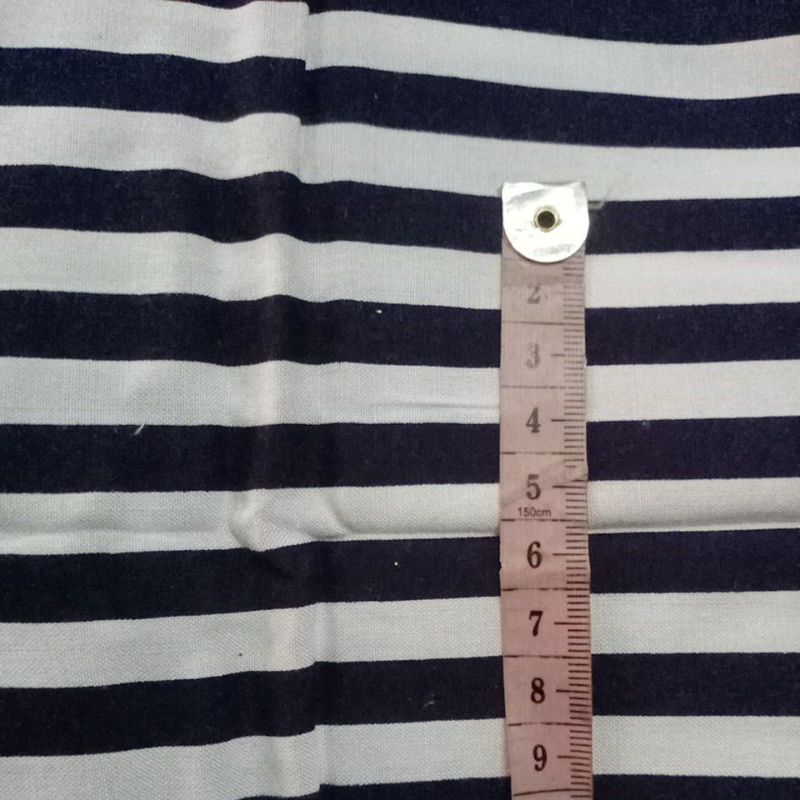 SALE 3m katun salur dasar putih