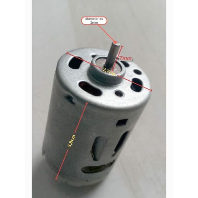 Dinamo RS-385_DC 12V dinamo robotik original