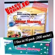 

1 DUS KALDU JAMUR MERANG RASA AYAM ISI 300 SACHET (10 PACK ) NON MSG MURAH
