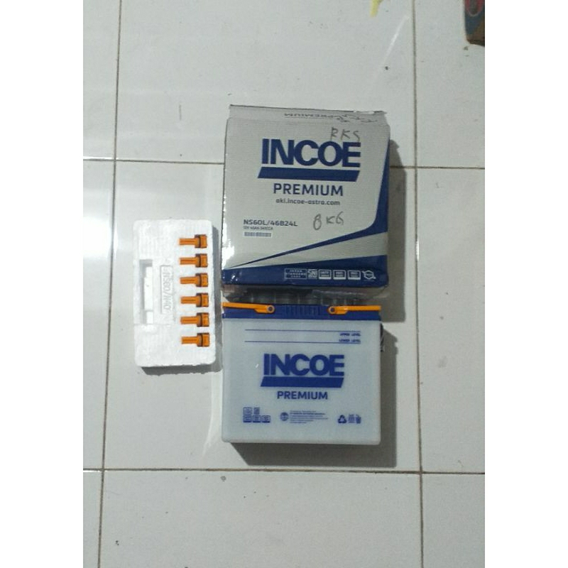 AKI MOBIL INCOE PREMIUM NS60L / 46B24L 12V 45 AMPERE BAGUS BERKUALITAS