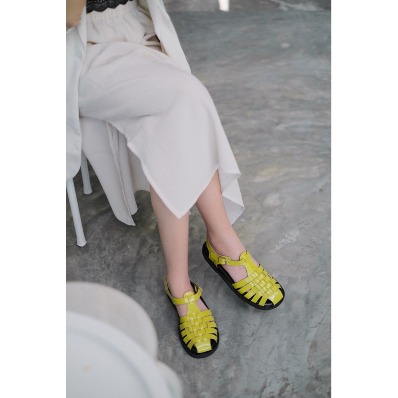 EASTMOUNTSIDE Melina Lime - Sepatu Sandal Wanita