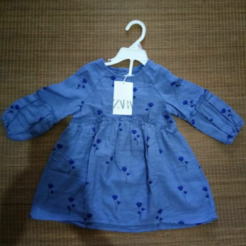 Dress zara baby Blue